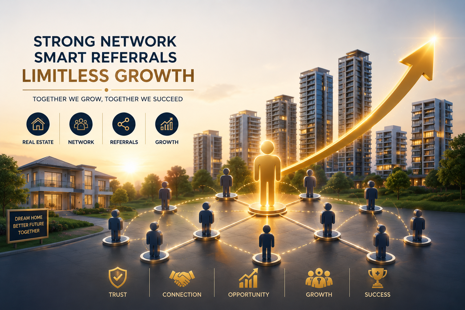 Network Growth Concept