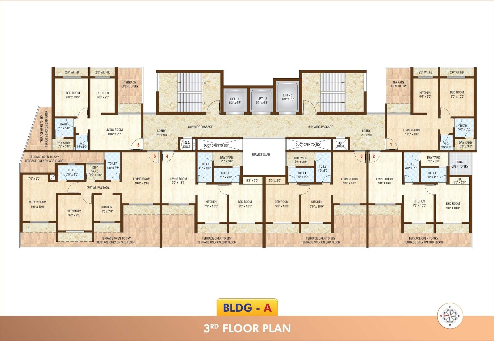 Floor Plan A Wing